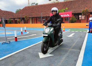 DAM Kampanyekan #Cari_Aman bersama Jurnalis Melalui Safety Riding Fomo