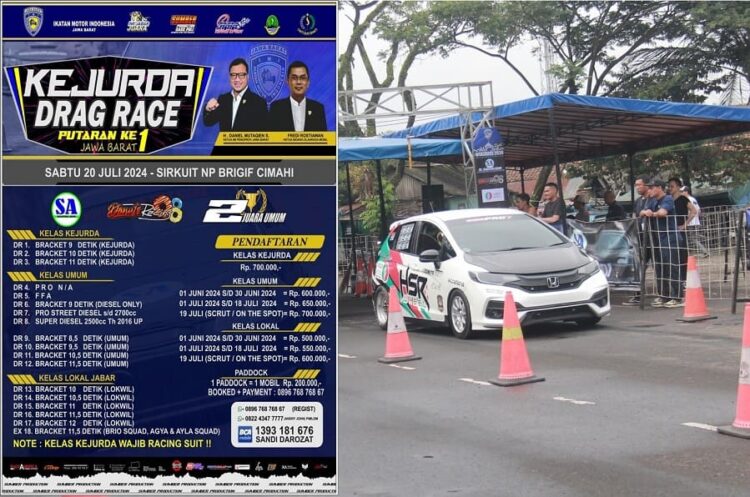 Kejurda Drag Race Putaran 1 Jabar Dihelat 20 Juli 2024 di Cimahi Sobz