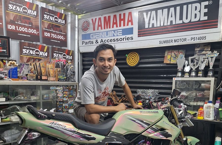 Semangat Membara Modifstylerz Demi Berlaga di Black Motidify Semarang