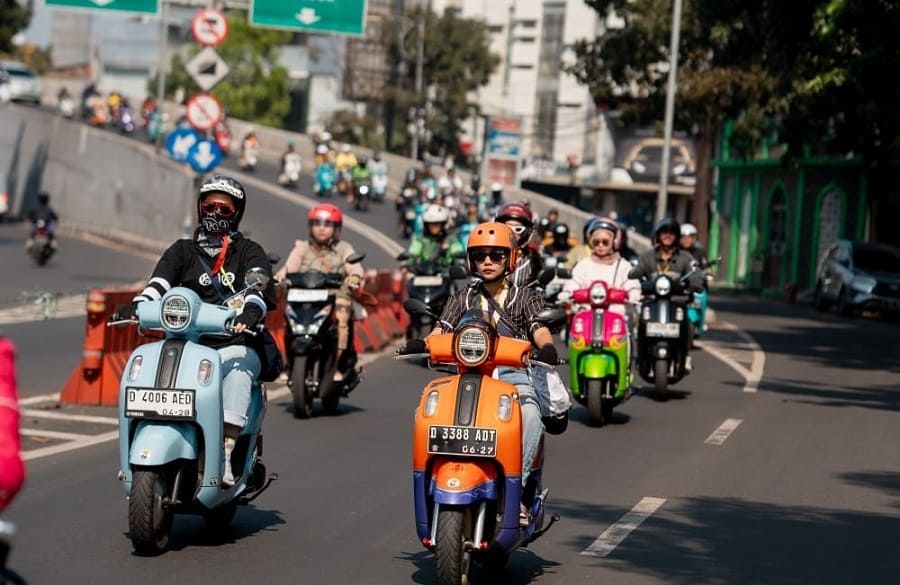 Yamaha Fazzio Modifiest Mantab Dihelat di Kota Bandung