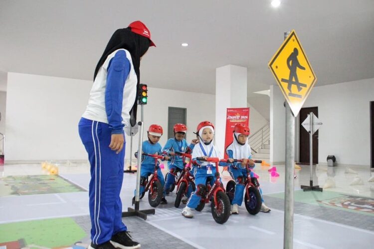 Guru PAUD dan TK di Sumut Kampanyekan Keselamatan Berkendara