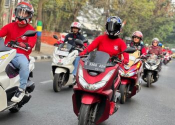 Convoy Merdeka Honda PCX Gelar Beragam Aktivitas Penuh Makna