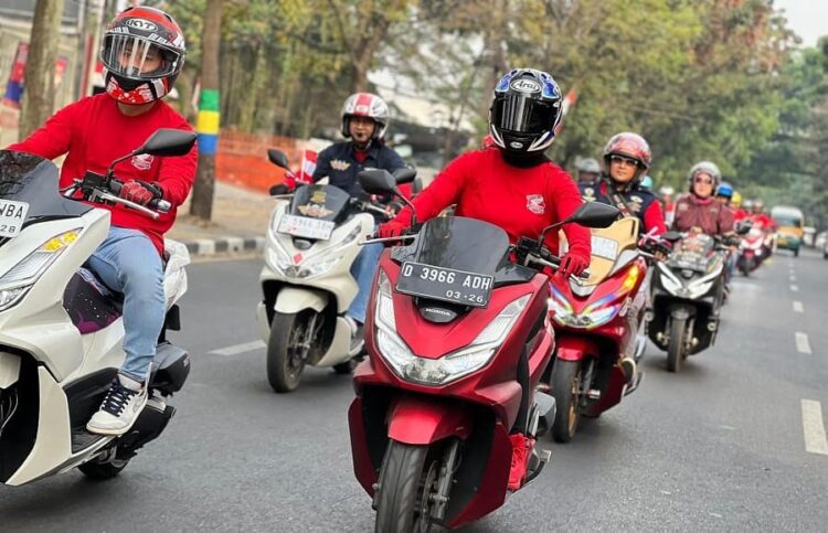 Convoy Merdeka Honda PCX Gelar Beragam Aktivitas Penuh Makna