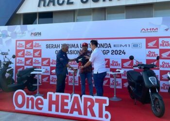 Perdana, Motor Listrik Honda Resmi Dukung MotoGP Mandalika