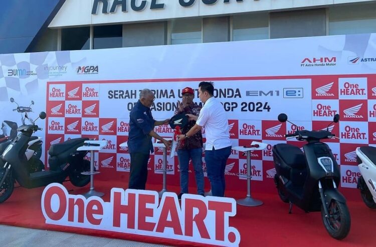Perdana, Motor Listrik Honda Resmi Dukung MotoGP Mandalika
