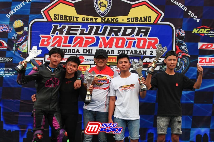 Herdi Risch Pentaskan Sukses Kejurda Balap Motor IMI Jabar Putaran 2 (Subang)