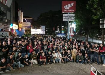 Komunitas Honda Motor Bogor Gelar KOPDARGAB Giatkan Tertib Berlalu-Lintas