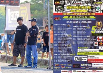 Peserta Begitu Antusias, Ini Jadwal Indonesia Open Drag Bike (Indramayu)