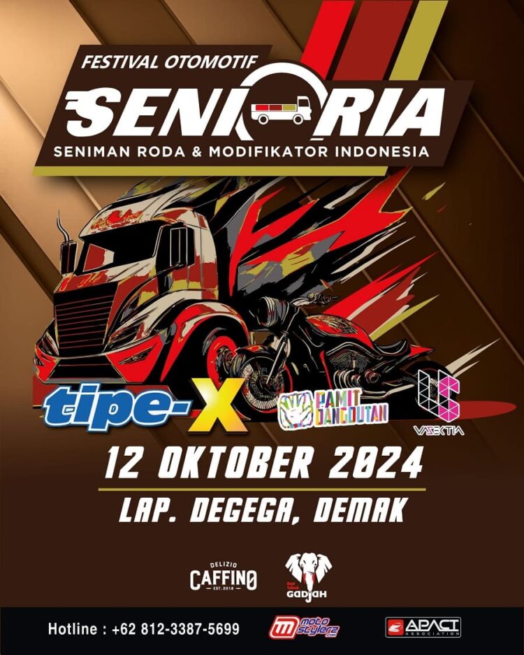 Festival Otomotif SENIORIA Bareng Kontes Truk & Motor Sambangi Kota Demak