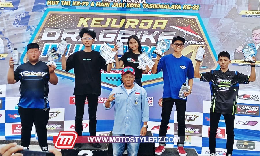 Antusiasme Besar, 457 Stater Semarakan Kejurda Drag Bike Putaran 4 Tasikmalaya