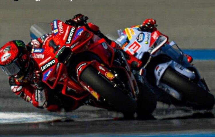Bagnaia Podium Pertama MotoGP Thailand, Martin Kedua