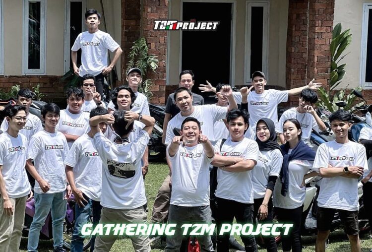 TZM Project Gelar Garhering Bareng Peluncuran Knaalpot NGX Furatto Series