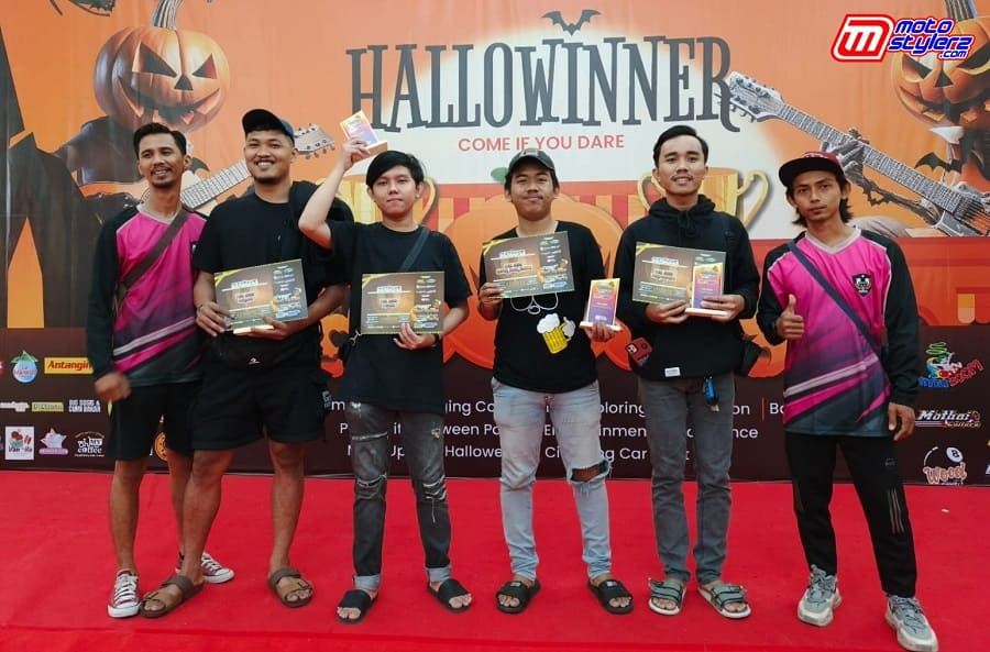 Lemotc Manjakan Modifstylerz Jabodetabek Bareng Meet Up Bike Halloween Party