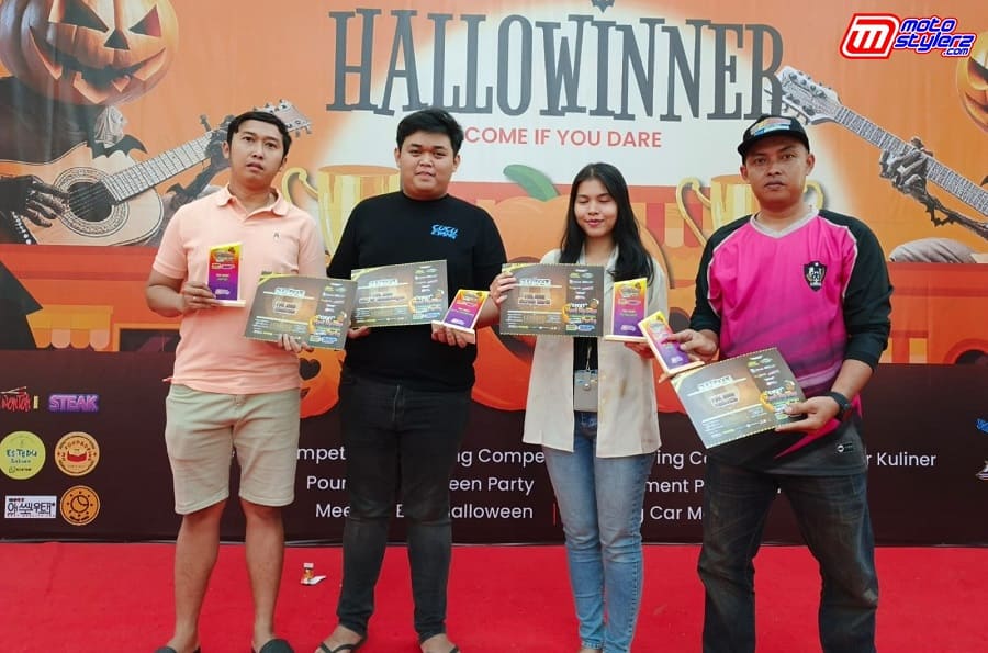 Lemotc Manjakan Modifstylerz Jabodetabek Bareng Meet Up Bike Halloween Party

