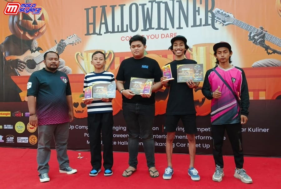 Lemotc Manjakan Modifstylerz Jabodetabek Bareng Meet Up Bike Halloween Party