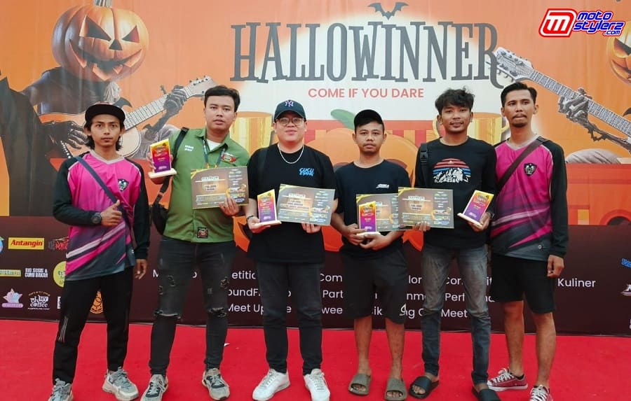 Lemotc Manjakan Modifstylerz Jabodetabek Bareng Meet Up Bike Halloween Party