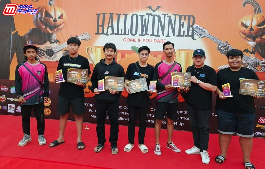 Lemotc Manjakan Modifstylerz Jabodetabek Bareng Meet Up Bike Halloween Party