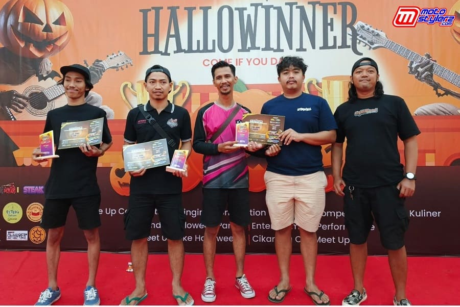 Lemotc Manjakan Modifstylerz Jabodetabek Bareng Meet Up Bike Halloween Party