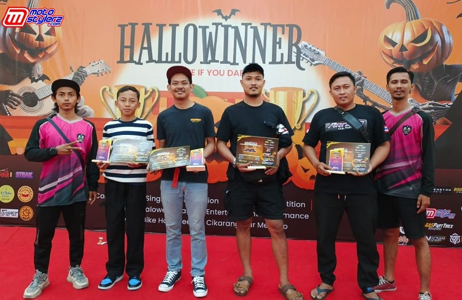 Lemotc Manjakan Modifstylerz Jabodetabek Bareng Meet Up Bike Halloween Party