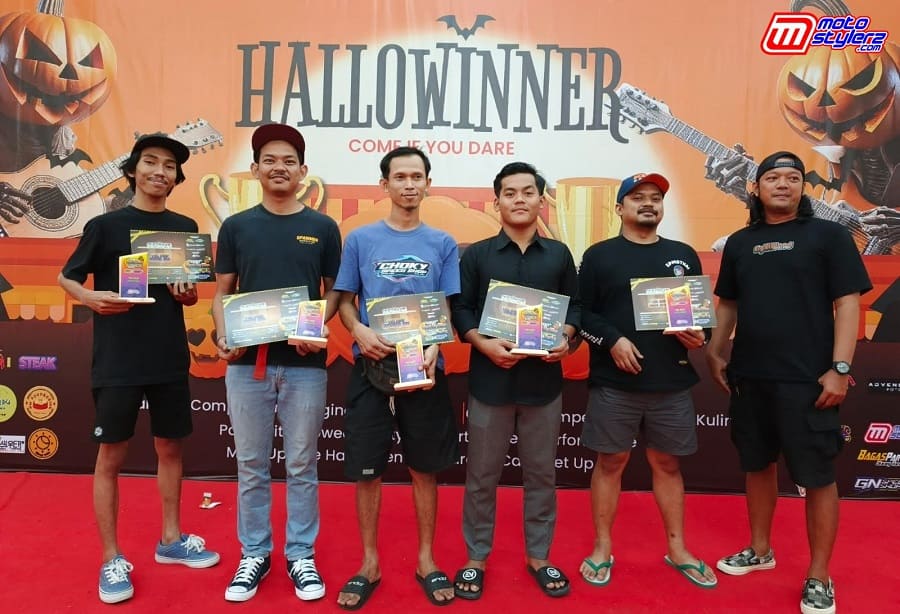 Lemotc Manjakan Modifstylerz Jabodetabek Bareng Meet Up Bike Halloween Party
