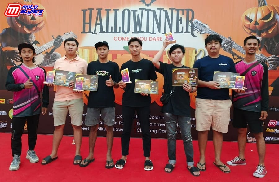 Lemotc Manjakan Modifstylerz Jabodetabek Bareng Meet Up Bike Halloween Party