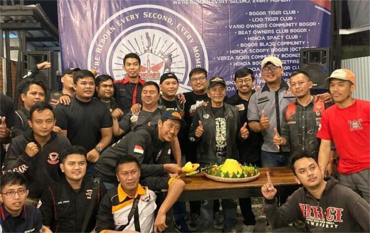 Komunitas Honda Motor Bogor (KHOMBO) Rayakan Anniversary ke-15