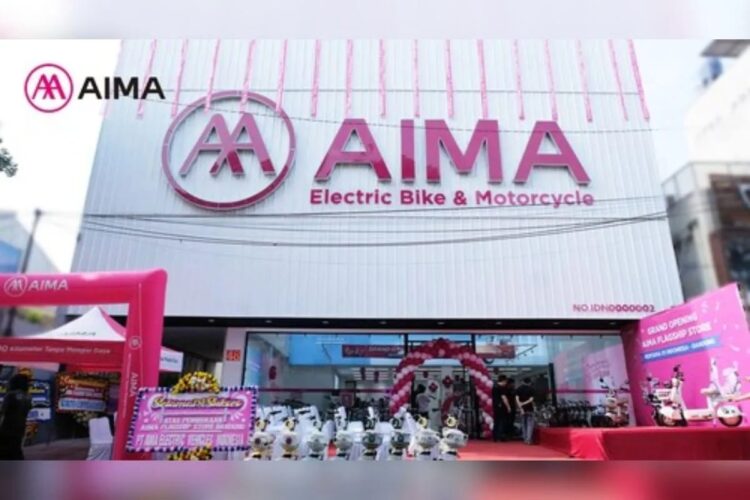 Gerai Unggulan AIMA Electric Bikes Pertama Di Indonesia Hadir di Bandung