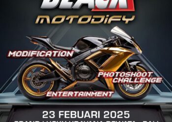 Black Motodify 2025 Menyapa Modifstylerz Bali Bareng Konsep Baru