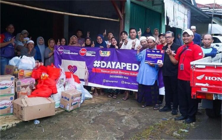 Daya Group dan DAM Salurkan Bantuan untuk Korban Bencana di Sukabumi
