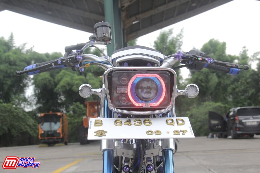 RX King 1997 (Bekasi): Menyala Bareng Airbrush Joker & Full Asesoris