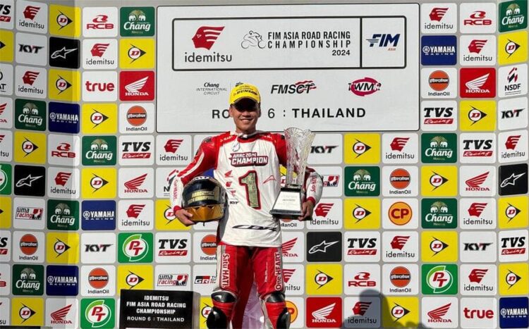 CBR250RR Muluskan Pebalap Astra Honda Kembali Raih Juara Asia di ARRC 2024