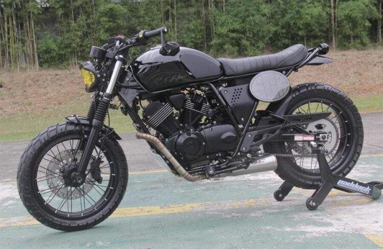 Keeway SCR 250V 2021 (Pematang Siantar): Aura Scrambler Semakin Proposional