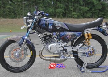 RX King 1997 (Bekasi): Menyala Bareng Airbrush Joker & Full Asesoris