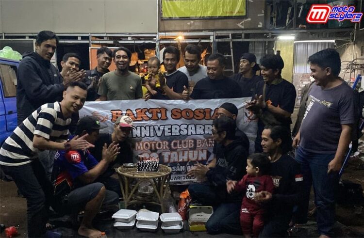 Ceper Motor Club (CMC) Bandung Rayakan Ultah Sakral Ke 22 Tahun Bareng Baksos & Terpilih Ketua Baru
