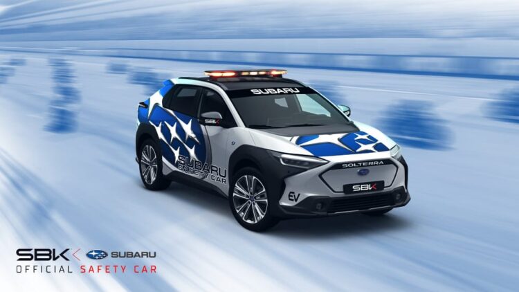 Mobil Listrik Subaru Jadi Safety Car WSBK 2025