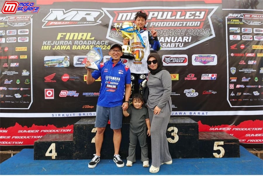 Arkana Ocktane Sabet Juara Rookie Final Kejurda Road Race Jabar