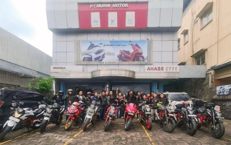 Honda Bogor StreetFire Club (HBSC) Gelar Touring Wajib dan Lantik Anggota Baru