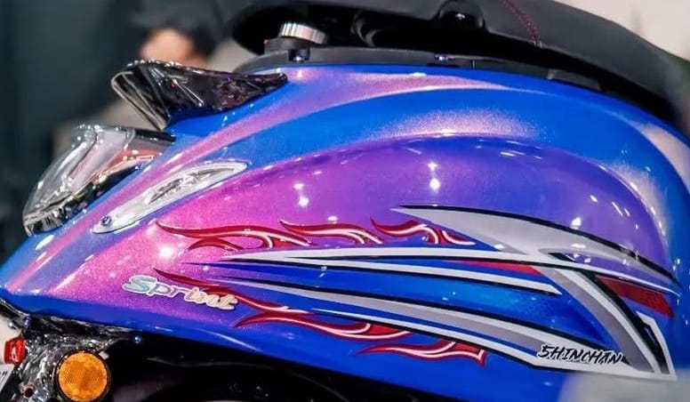 Vespa Sprint 2020-Klaten: Ramuan Modifnya Memang Bikin Paten