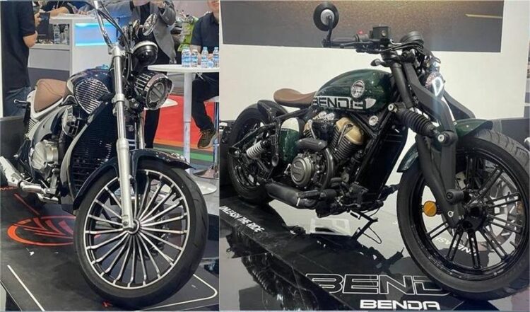 Duo Maskot Chopper & Cruiser Benelli Ngeblar di IIMS 2025