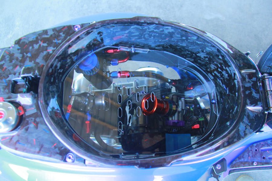 Vespa Sprint 2020-Klaten: Ramuan Modifnya Memang Bikin Paten