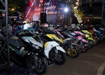 Bikers Aerox Tumpah Ruah, Nikmati Vibes We Are Aerox Society di Jakarta
