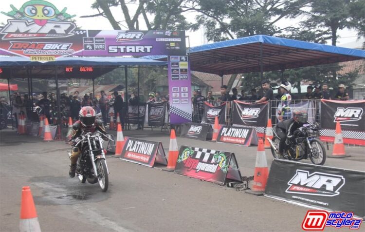 Grand Final MR Puley Drag Bike (Cimahi) Pentasakan Sukses 580 Stater, Total Rp 60 Juta Digelontorkan Cash Bagi Tiga JU