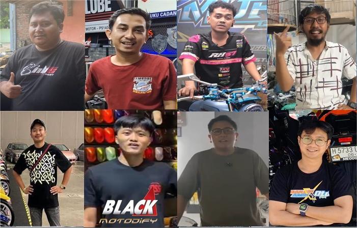 Modifikator Jateng Raya Siap Sukseskan “Black Motodify” Semarang (3 Mei 2025)