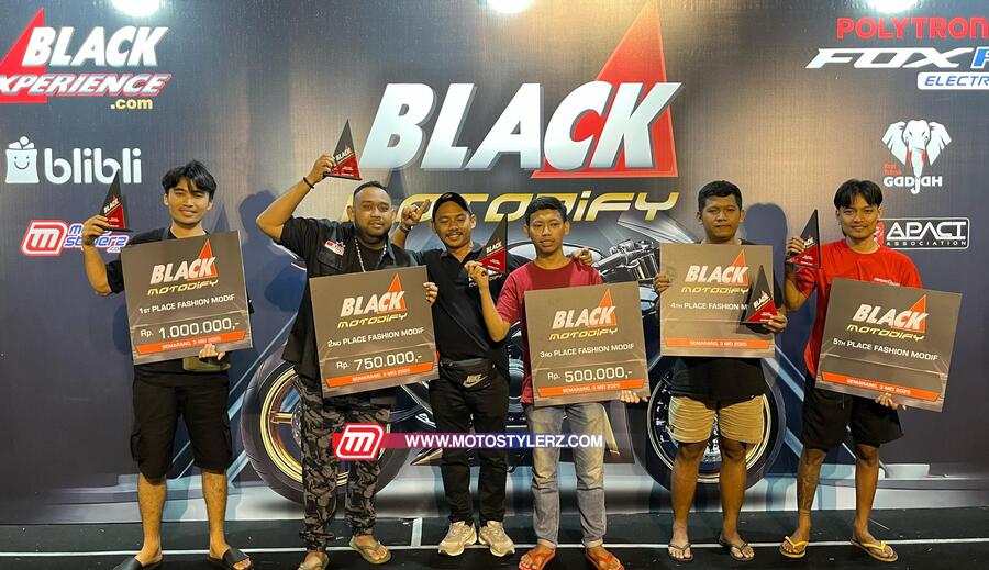 Black Motodify 2025 Semarang Diserukan Karya Modif 5 Provinsi Hingga Perang Teknologi