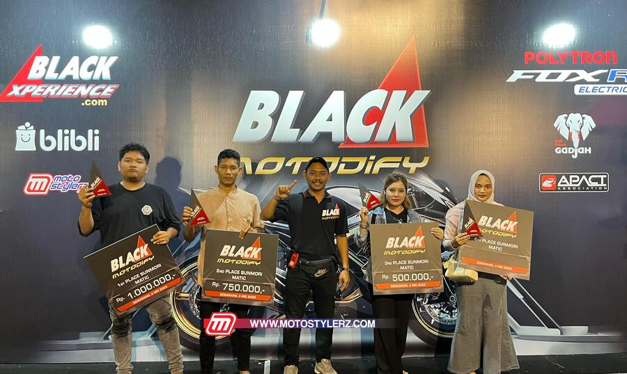 Black Motodify 2025 Semarang Diserukan Karya Modif 5 Provinsi Hingga Perang Teknologi
