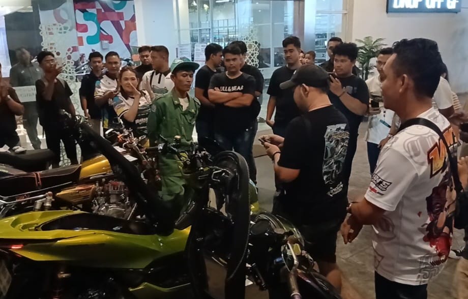 Kota Bertuah Modifikasi (Pekanbaru), Perdana Kolaborasikan Motocontest & Meet Up Juga Night Ride