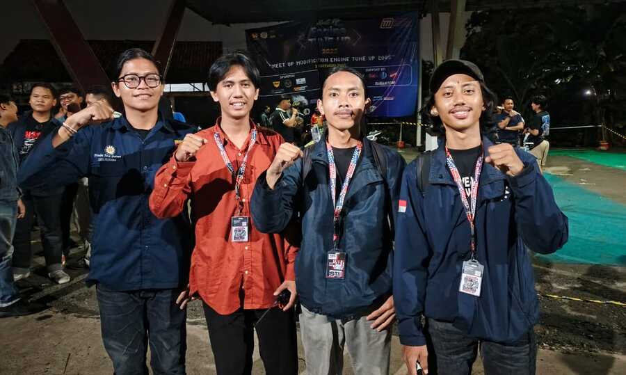 Engine Tune Up & Meet Up Contes HMM Unsika Sukses Bangkitkan Semangat Modifstylerz Purwasuka